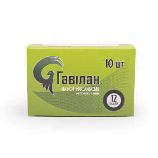 Набої Gavilan к.12/70, картеч 6.2mm, навіска 33г, упаковка 10шт